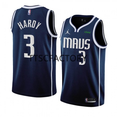 Maillot Basket Dallas Mavericks Jaden Hardy 3 Nike 2022-23 Statement Edition Navy Swingman - Homme